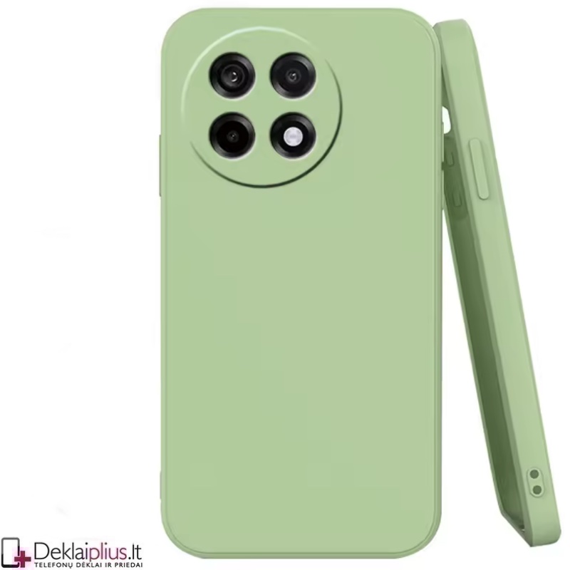 Liquid Air silikoninis šviesiai žalias dėklas - su kameros apsauga (Oneplus 13R) Liquid Air silikoninis šviesiai žalias dėklas - su kameros apsauga (Oneplus 13R)